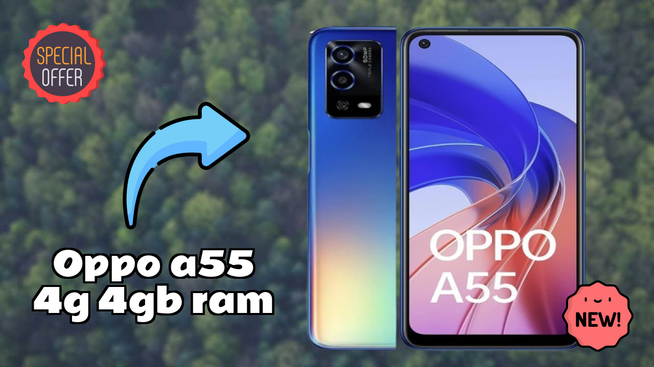 OPPO A55 4G 4GB RAM at ₹13,990 - Complete Specifications List