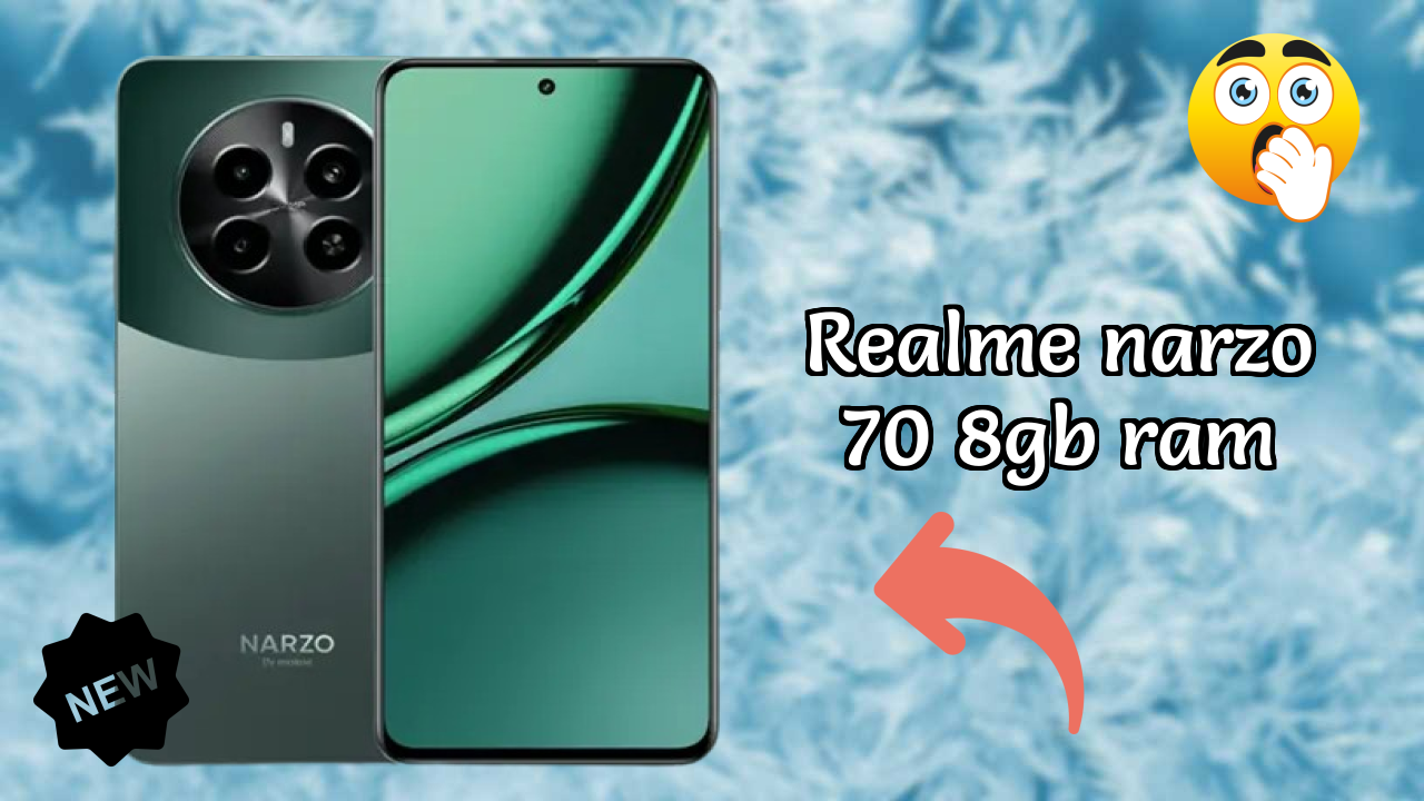 Realme Narzo 70 8GB RAM Display Size: 6.67 Inches (16.94 Cm) Screen Quality