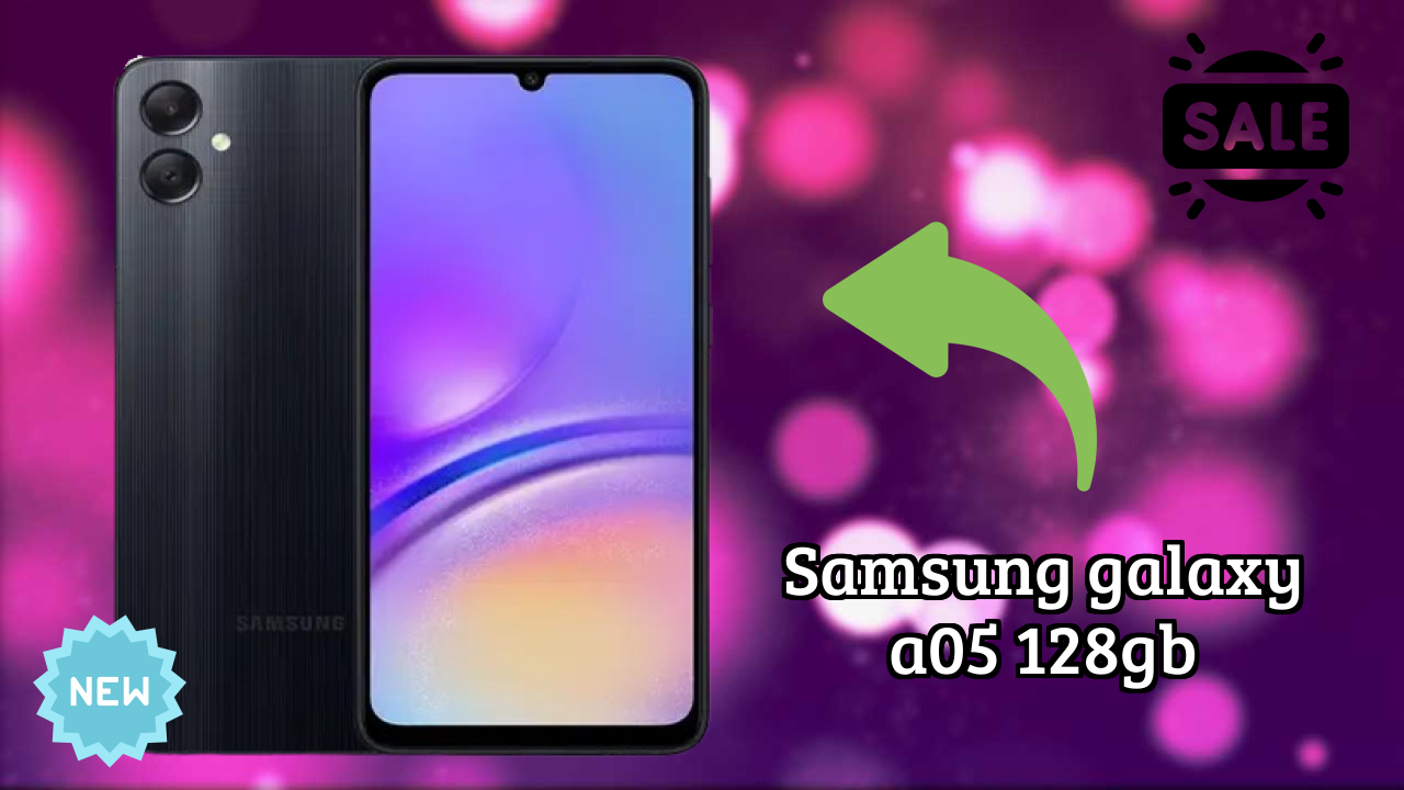 Samsung Galaxy A05 128GB Display Technology: PLS LCD Quality