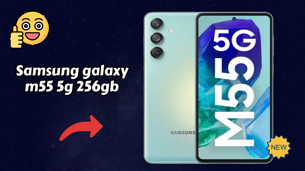 Samsung Galaxy M55 5G 256GB Display Size: 6.7 Inches (17.02 Cm) Screen Test