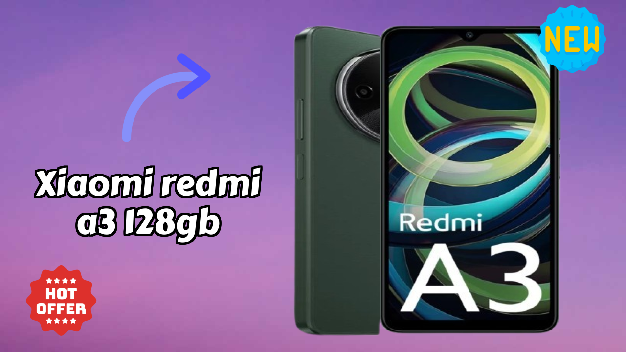 Xiaomi Redmi A3 128GB Display Technology: IPS LCD Quality
